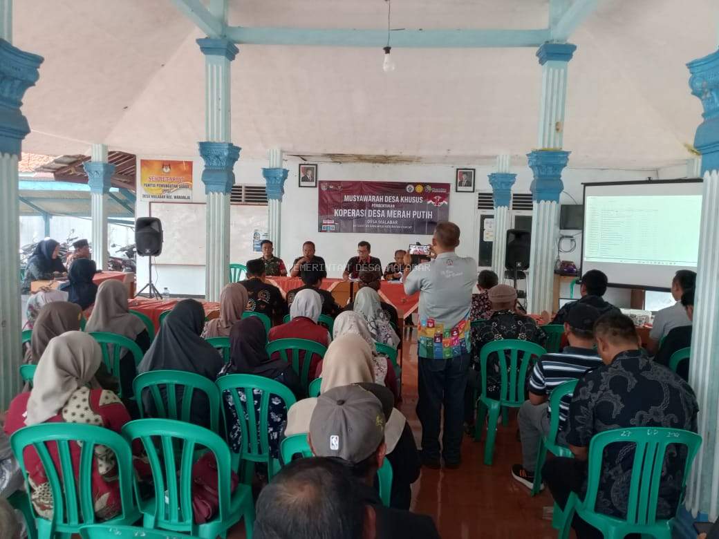 Musdes Pembentukan Koprasi Desa Merah Putih Malabar